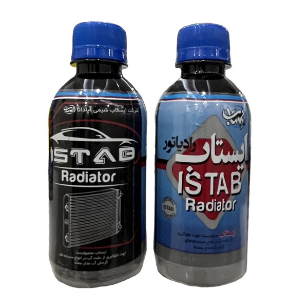 نشت گیر رادیاتور خودرو ایستاب مدل 02 حجم 200 میلی لیتر بسته ۲ عددی نشت گیر رادیاتور خودرو ایستاب مدل 02 حجم 200 میلی لیتر بسته ۲ عددی